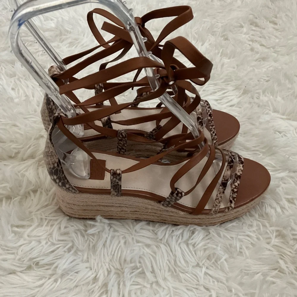 Louise Et Cie Renz‎ Leather Espadrille Platform Sandals - Size 7.5